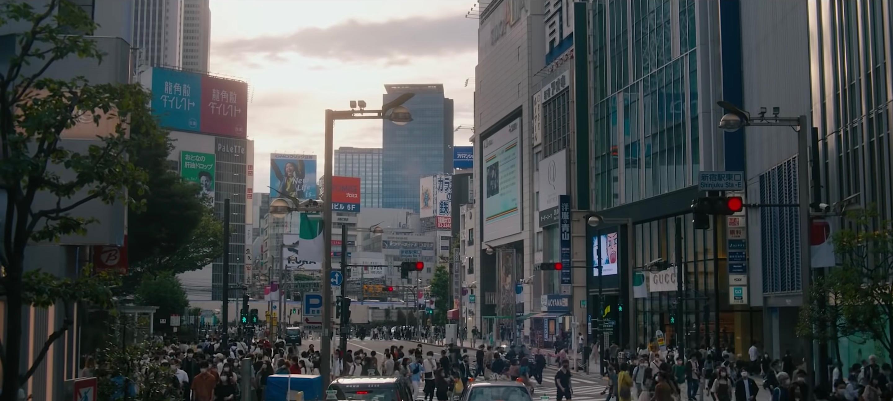 'Tokyo Vice' filmed on location in Tokyo, Japan.