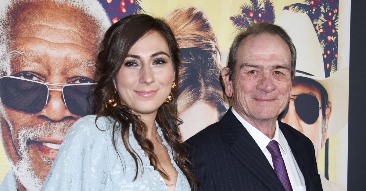 Tommy Lee Jones with his daughter Victoria.