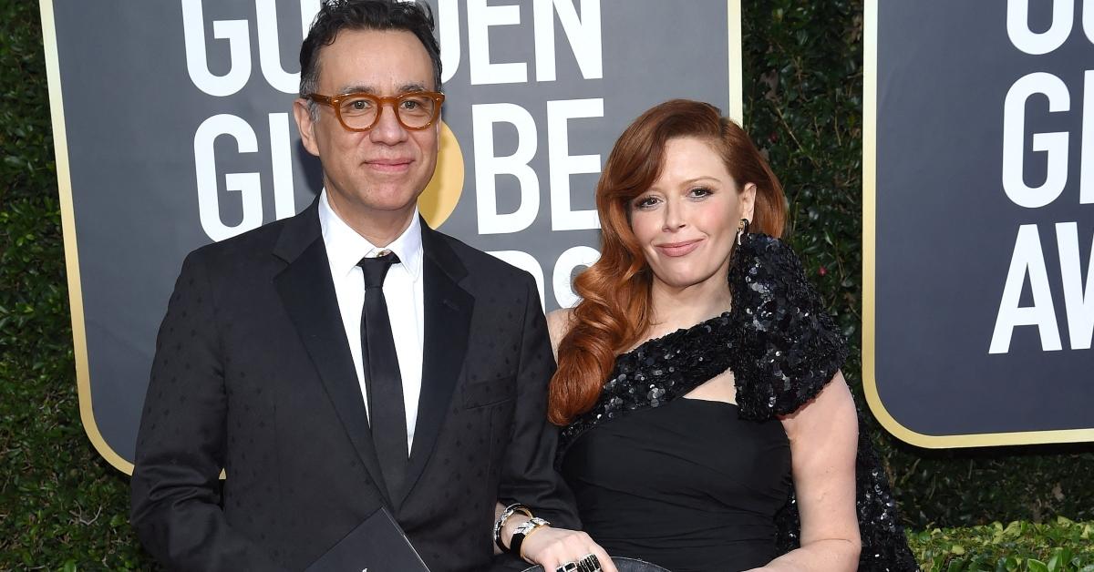 Fred Armisen and Natasha Lyonne at the 77th Golden Globe Awards