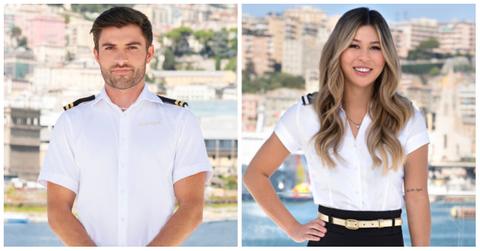 Luka Brunton and Jessika Asai from Season 8 of 'Below Deck Mediterranean'