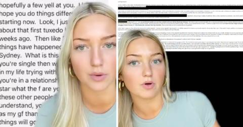 TikTok creator @iamsydneythomas shares story of why her sorority kicked her out for having a stalker