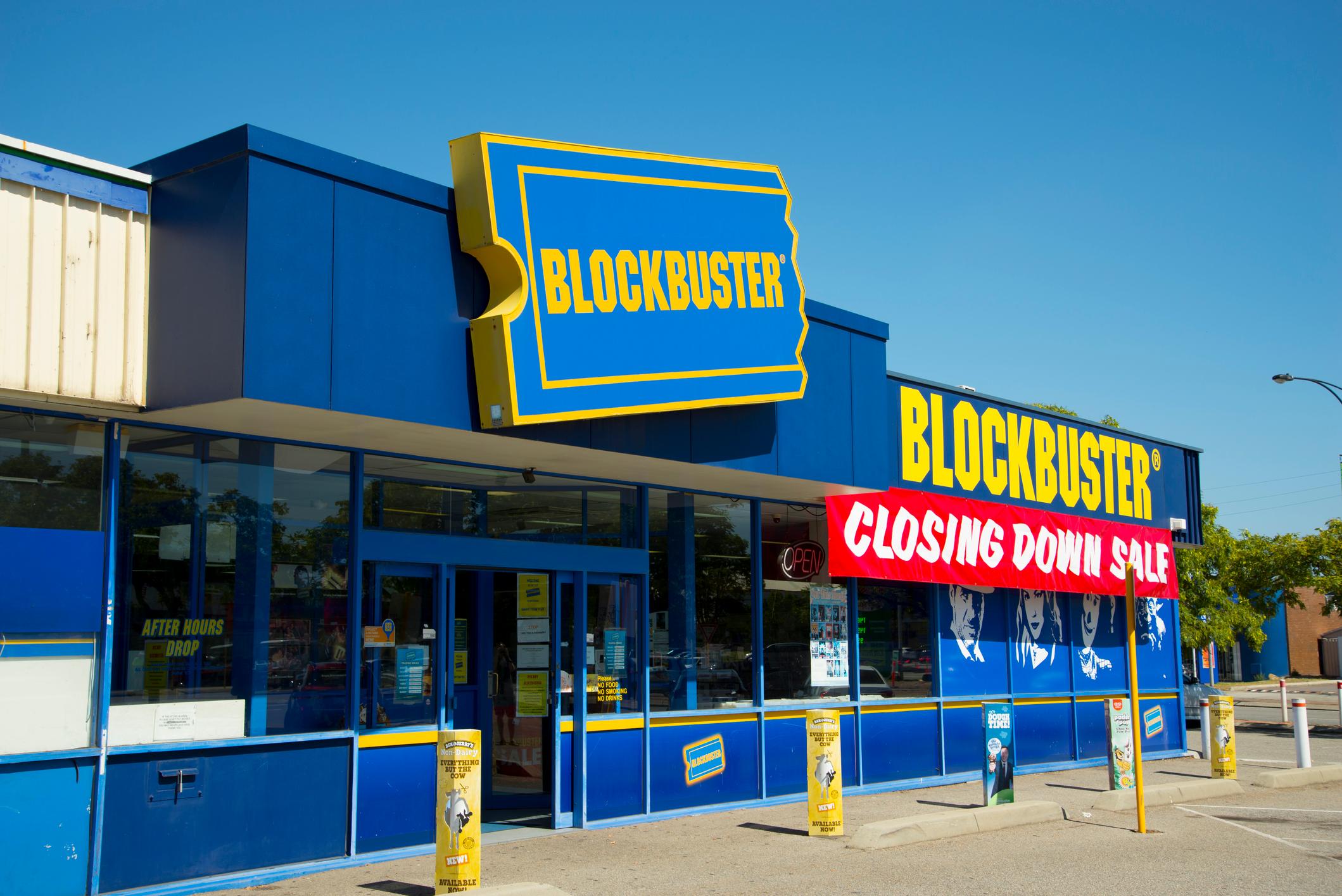 Blockbuster Going Out Of Business