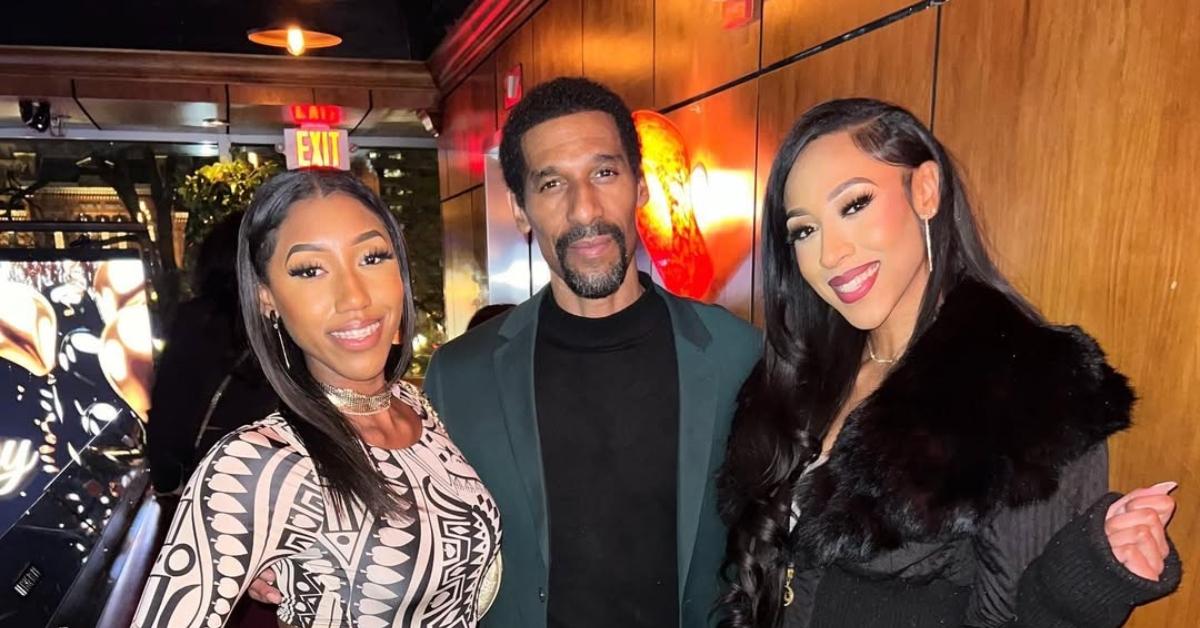 (l-r): Lawrence Moten's daughter, Leilani, Lawrence Moten, and his other daughter, Lawrencia