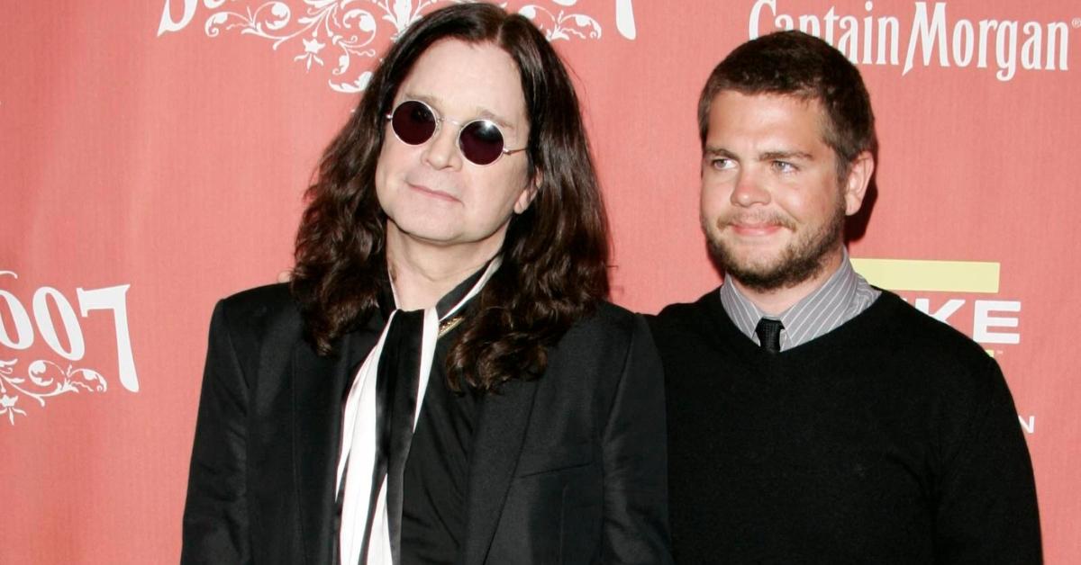 (l-r): Ozzy and Jack Osbourne