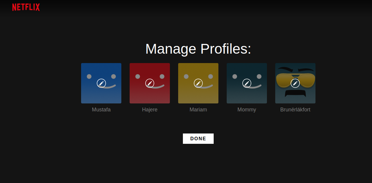 how to change netflix profile picture