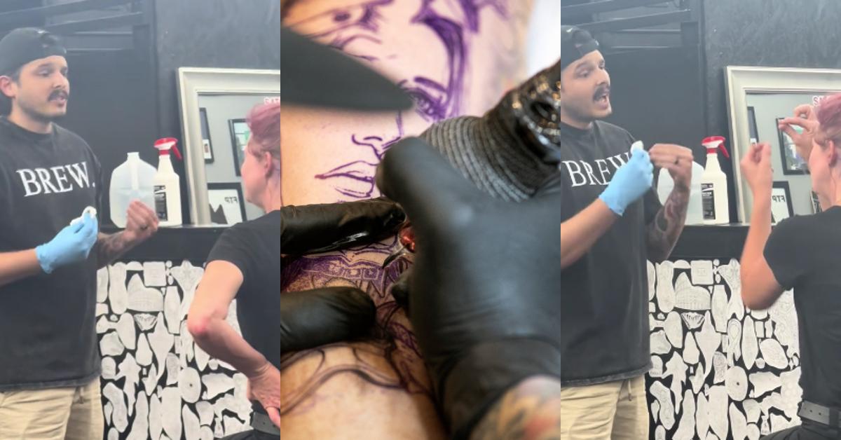 Tattoo Artist “Gentle Parents” a Client, Internet Is in Love