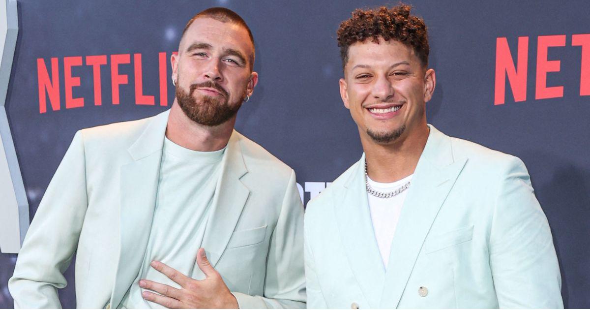 Travis Kelce and Patrick Mahomes