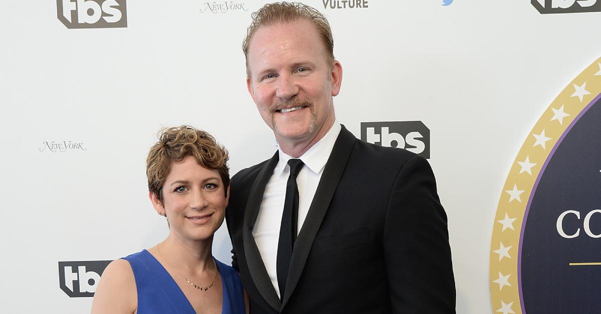 Morgan Spurlock and Sara Bernstein in April 2017