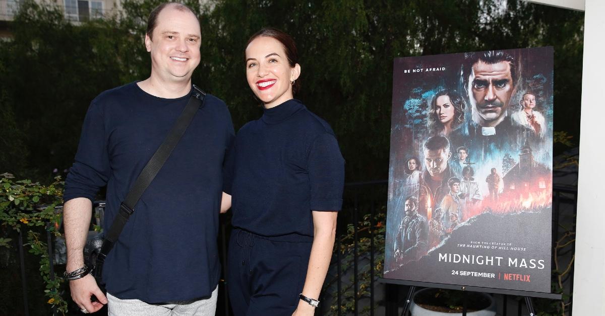 Mike Flanagan and Kate Siegel attend the premiere of 'Midnight Mass.'