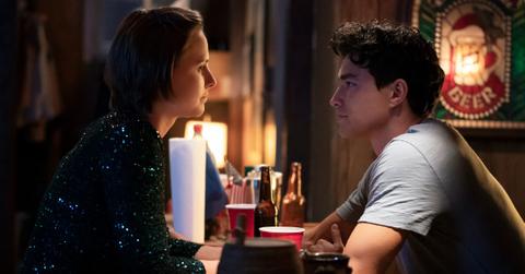 (L-R) Kimberly (Pauline Chalamet) and Nico (Gavin Leatherwood)