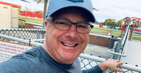 Ron Sexton in a photo taken of him at a baseball field in 2022