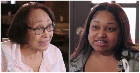 (l-r): Tia's grandma and Tia on 'Love During Lockup'