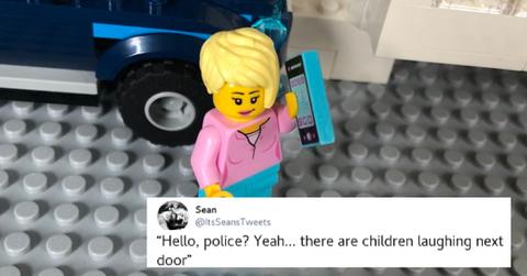 neighbor calling kids playing