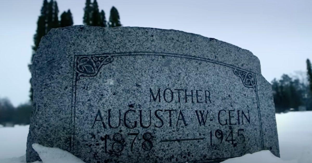 Ed Gein's mother's grave stone.
