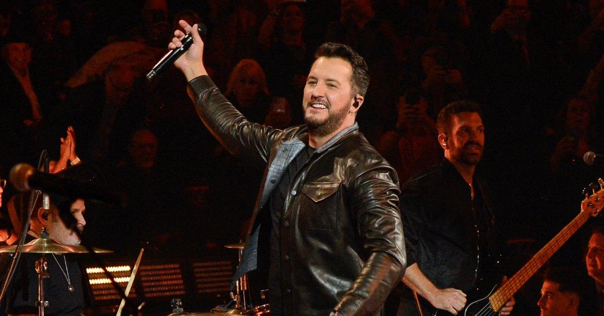 Luke Bryan appears at the CMA Awards.