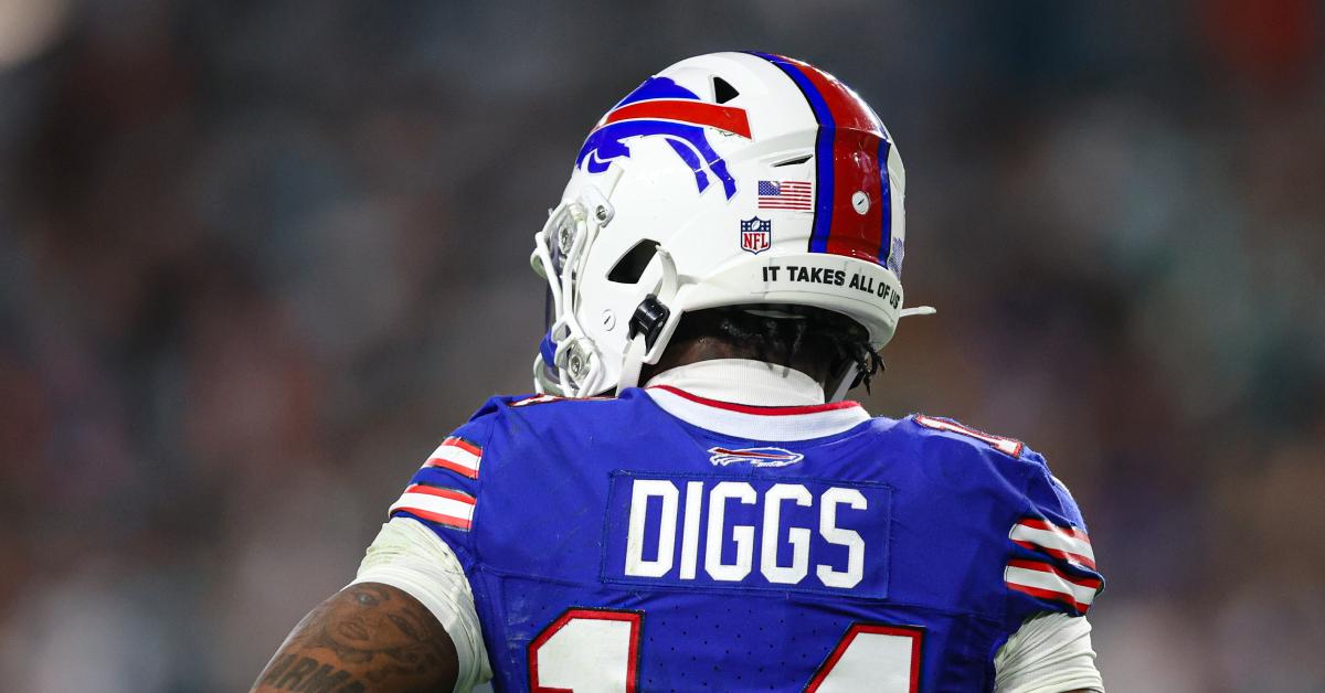 Stefon Diggs playing for the Buffalo Bills in 2024