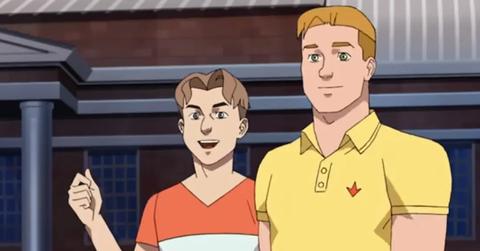 Rick Sheridan (right) in Season 1 of 'Invincible'