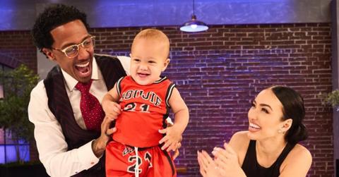 Nick Cannon and Bre Tiesi with their son Legendary Love Cannon in a photo uploaded on Bre's Instagram on May 21, 2023.