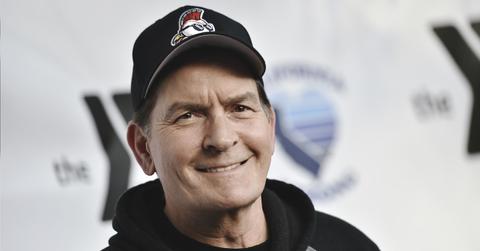 Charlie Sheen at the premiere of California Strong Drive In Night at Calimigos on May 22, 2021