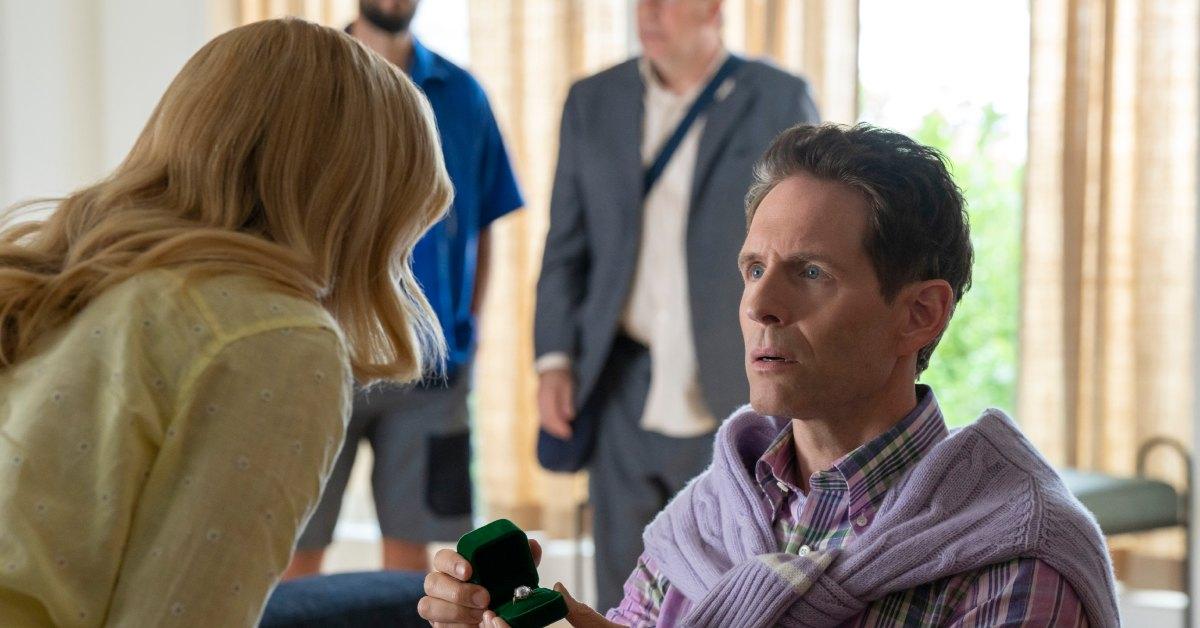 Ethan proposes to Simone in 'Sirens'.