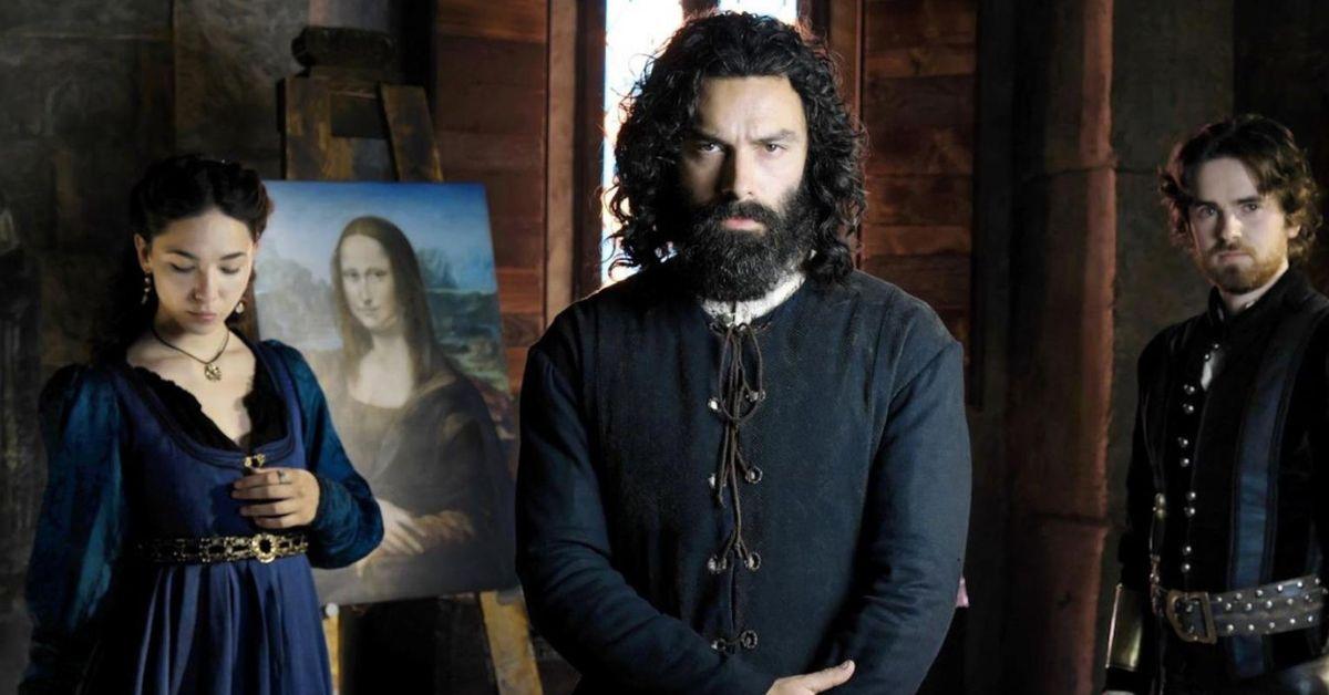 Aiden Turner as Leonardo Da Vinci