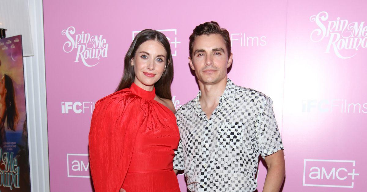 (l-r): Alison Brie and Dave Franco at a movie premiere in 2022.
