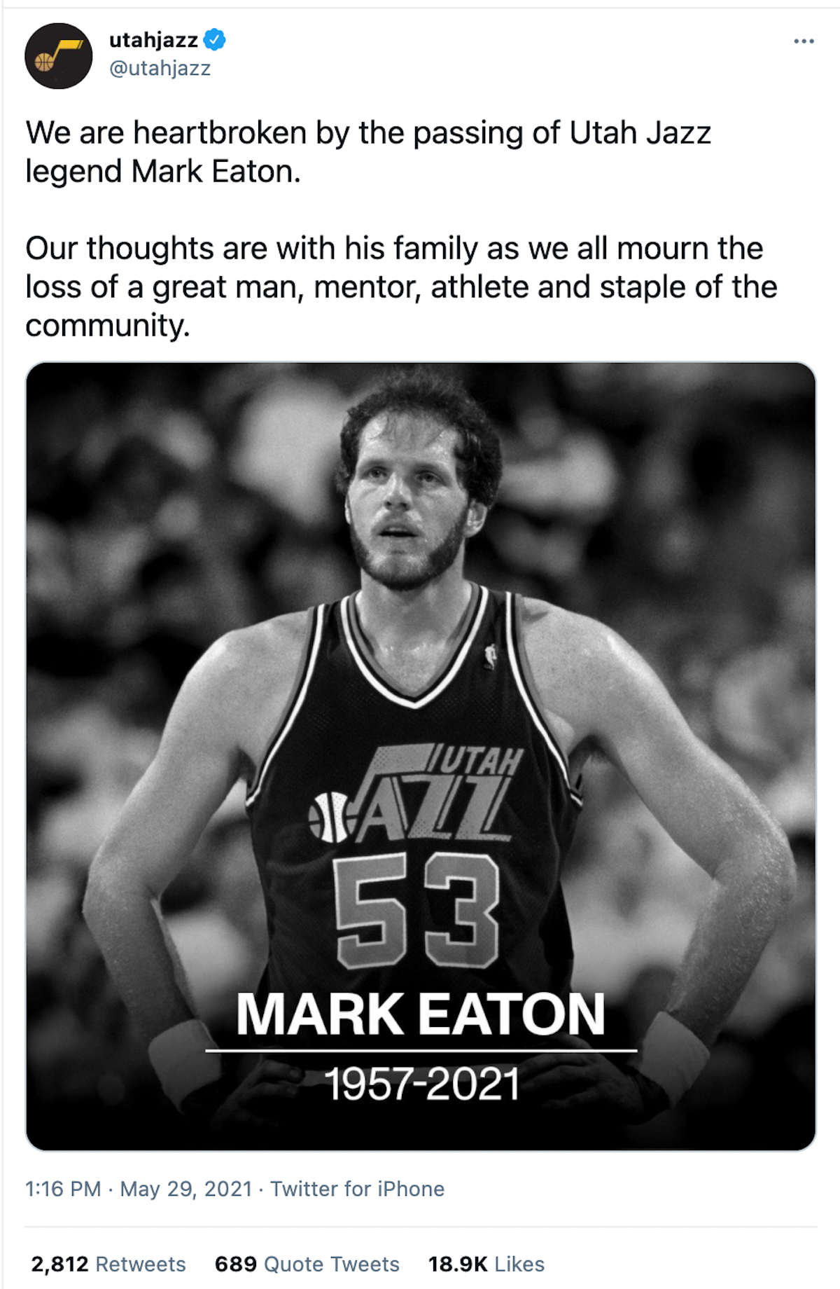 what happened to mark eaton