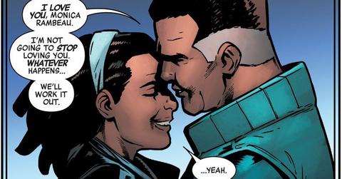 Adam Brashear and Monica Rambeau