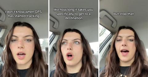 A woman explains how GPS time estimates changed