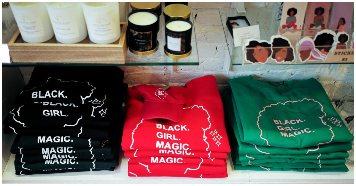 A Black business display