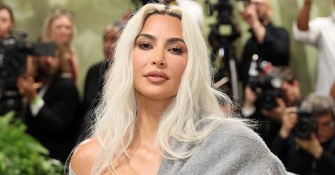 Kim Kardashian attends The 2024 Met Gala on May 6, 2024, in New York City.