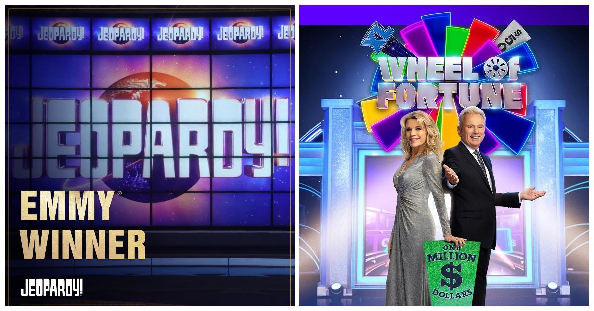 'Jeopardy!' and 'Wheel of Fortune' title pages