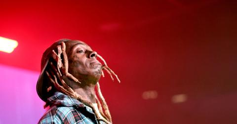 Lil Wayne performs onstage at the NBA 2K23 Launch Event