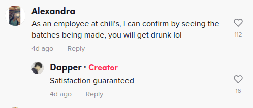 chilis drink secret