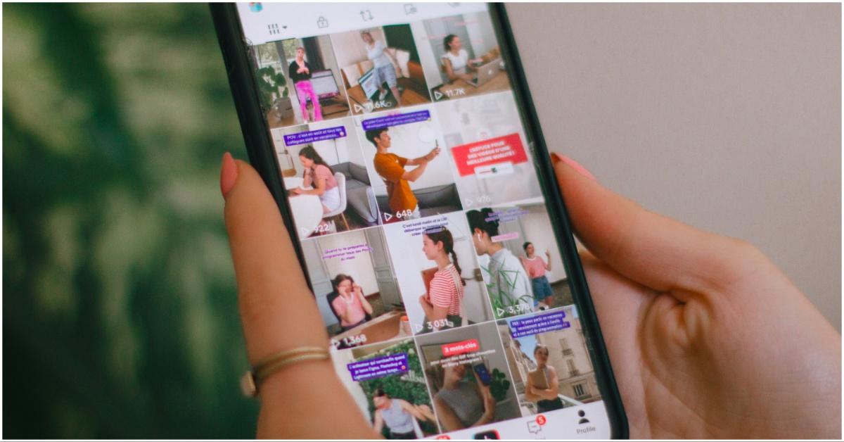 Assortment of videos on TikTok