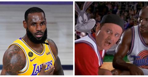 lebron james space jam jersey