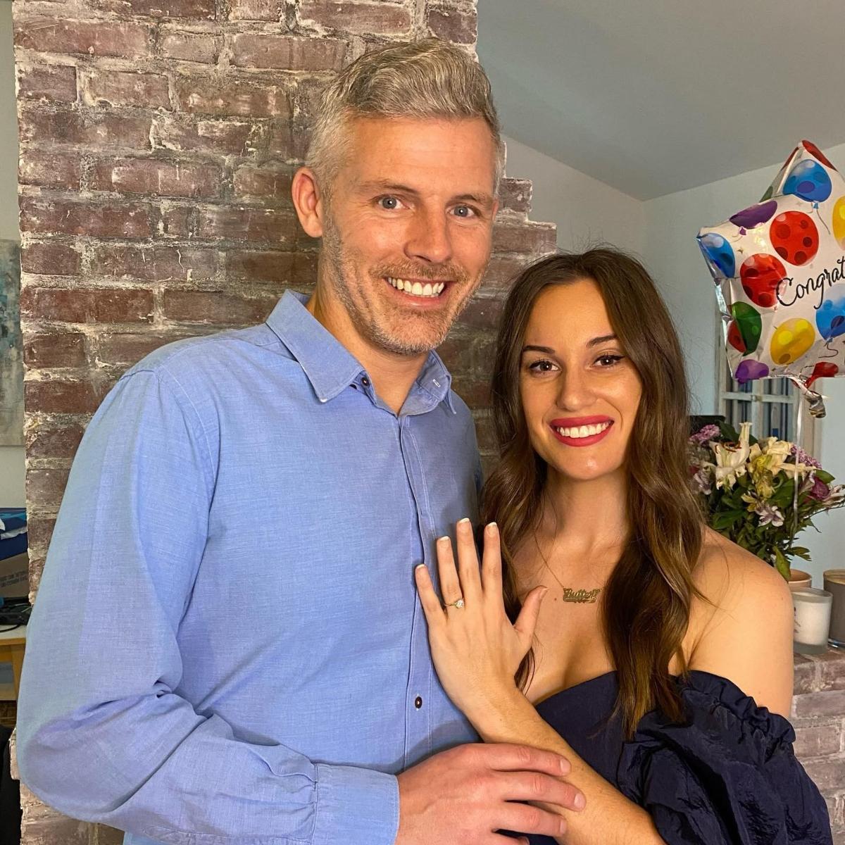 Des Bishop and Hannah Berner announce their engagement.