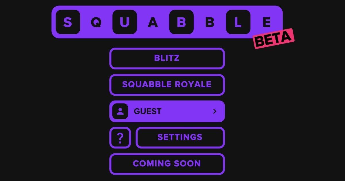 Squabble homepage