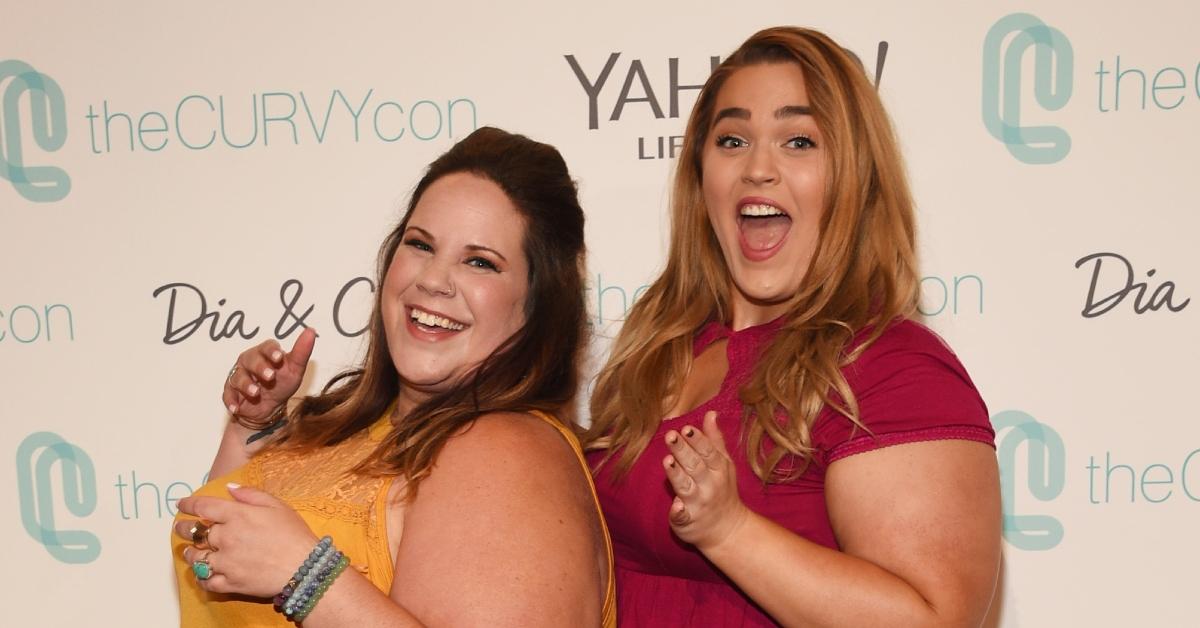 (l-r): Whitney Way Thore and influencer Loey Lane at CurvyCon in 2017.