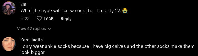 Only Millennials Wear Ankle Socks, TikToker Claims