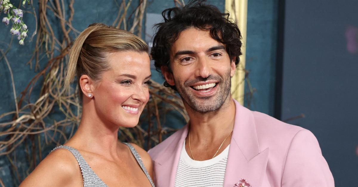 Justin Baldoni and his wife Emily Baldoni attend the New York premiere