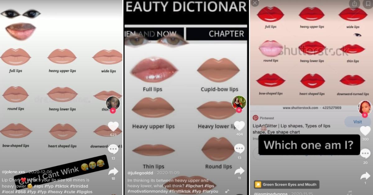 Tiktok S Lip Chart Trend Is All About Figuring Out Your Mouth Shape