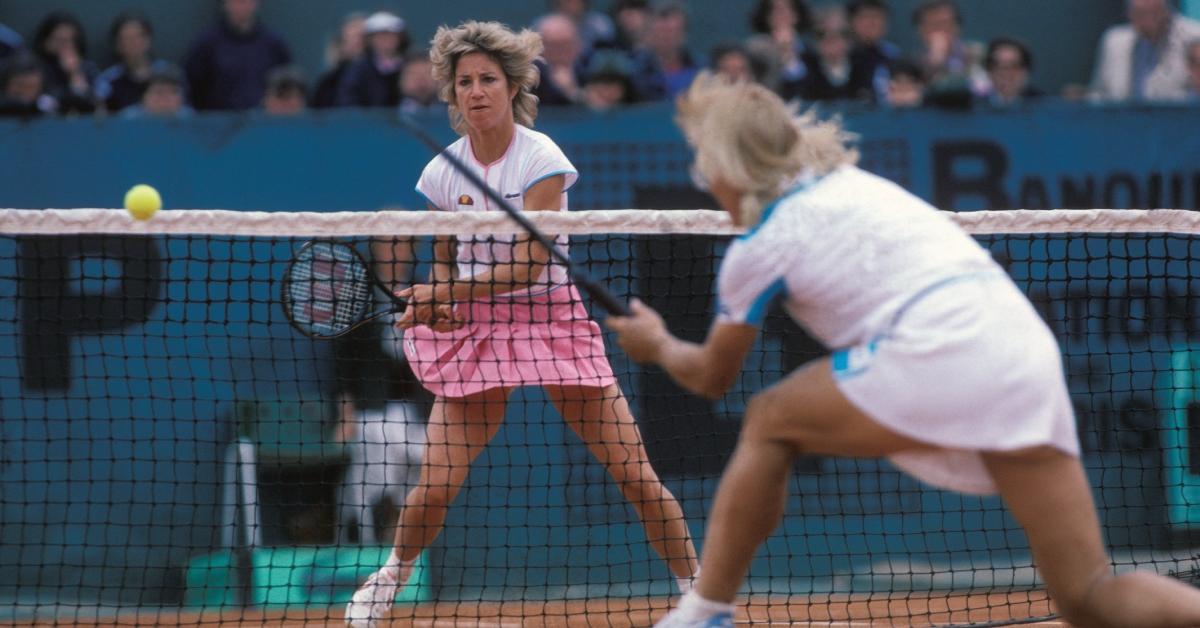 Chris Evert and Martina Navratilova 1986 French Open