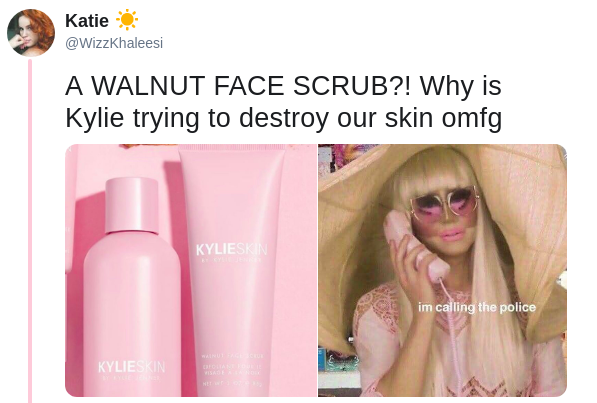 kylie walnut scrub