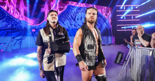 Dominik Mysterio and JD McDonagh in April 2024