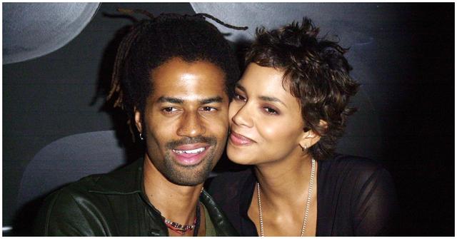 (l-r): Eric Benet and Halle Berry