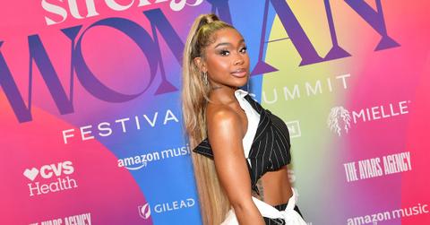 Jayda Cheaves attends the Strength of a Woman's Summit in Partnership with Mary J. Blige, Pepsi, and Live Nation Urban at AmericasMart Atlanta on May 13, 2023