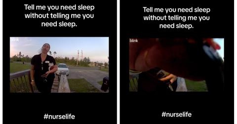 A nurse tries to use her work key fob to get into her house