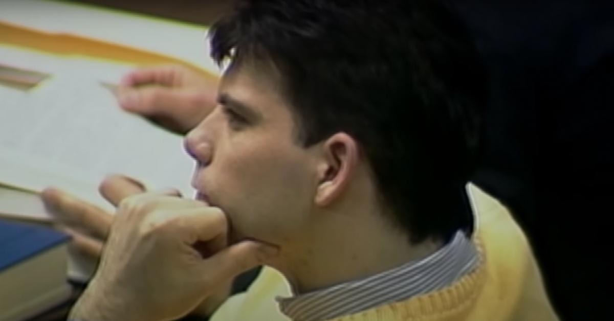 Lyle Menendez during his trial