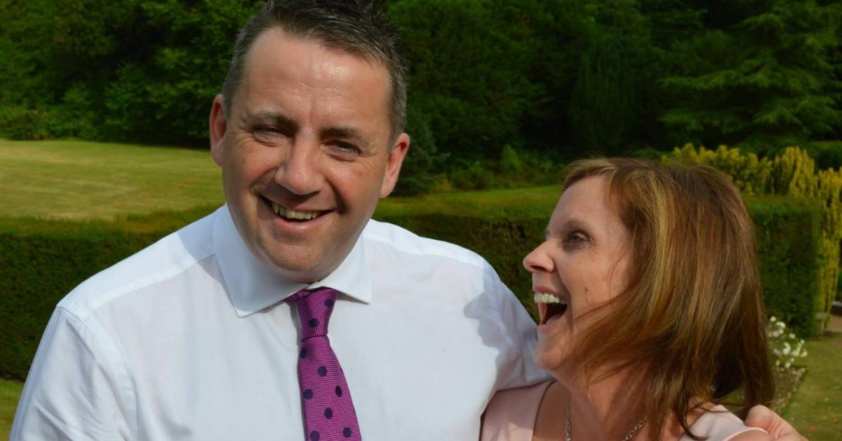 John Hunt and Carol Hunt laughing in a photo